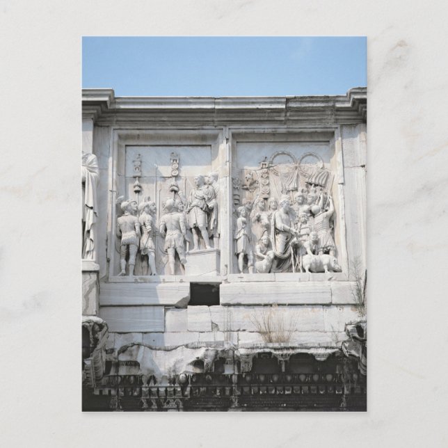 Carte Postale Détail de l'arc de Constantine (Devant)