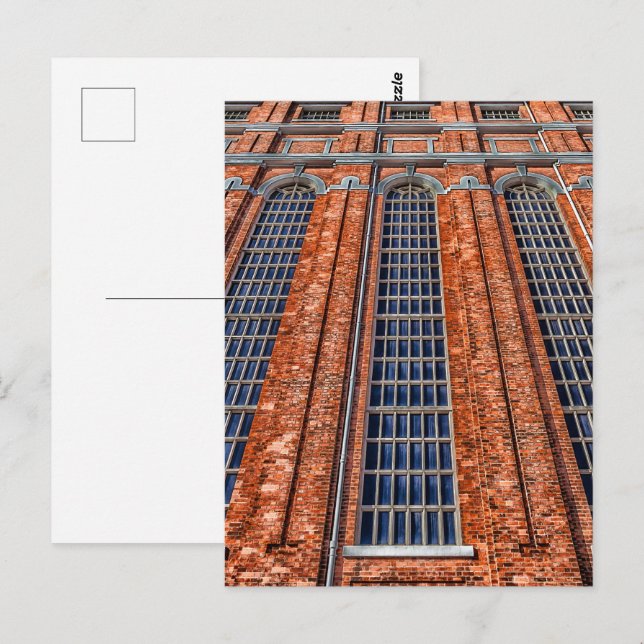 Carte Postale Détail de l'architecture du Tejo central à Lisbonn (Devant / Derrière)