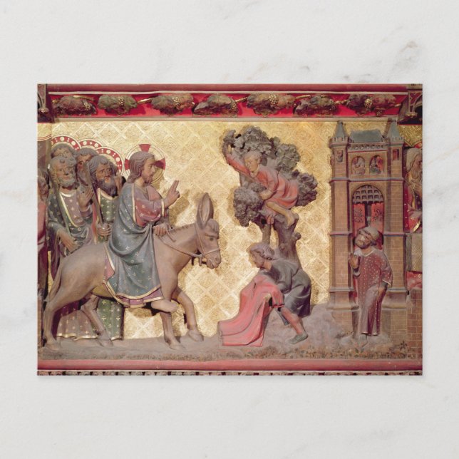 Carte Postale Détail de l'entrée du Christ à Jérusalem (Devant)
