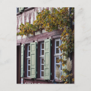 Carte Postale Détail de maison à colombages