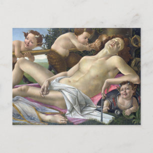 Carte Postale Détail de Mars, Vénus et Mars par Botticelli