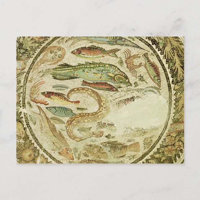 Carte Postale Détail de poisson, Les Quatre Saisons, de Vega Baj (Devant)