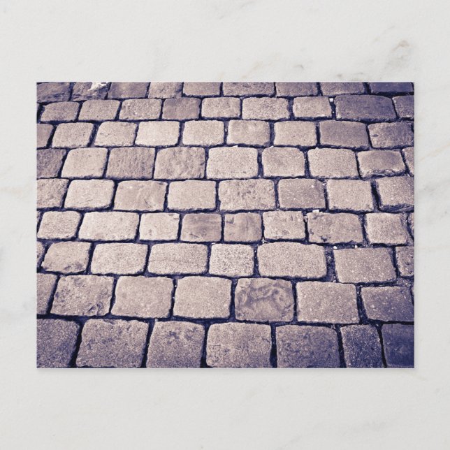 Carte Postale Détail de rue pavée, Horizontal (Devant)