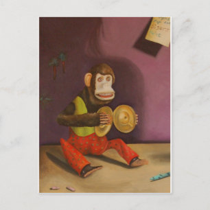 Carte Postale Détail d'enfant coquin (Singe)
