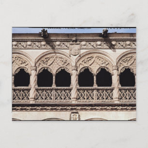 Carte Postale Détail des arches de la loggia, 1488-96