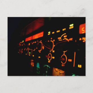 Carte Postale Détail du cockpit Airbus 4