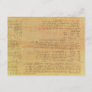 Carte Postale Détail du papyrus mathématique du Rhin