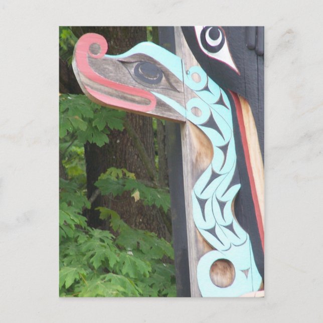 Carte Postale Détail du pôle Totem (Devant)