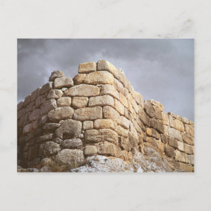 Carte Postale Détail d'un mur en pierre