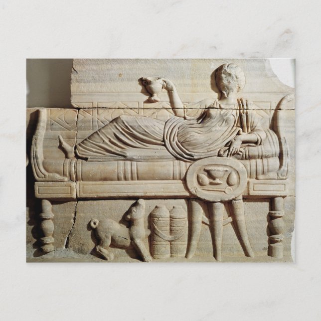 Carte Postale Détail d'un sarcophage (Devant)
