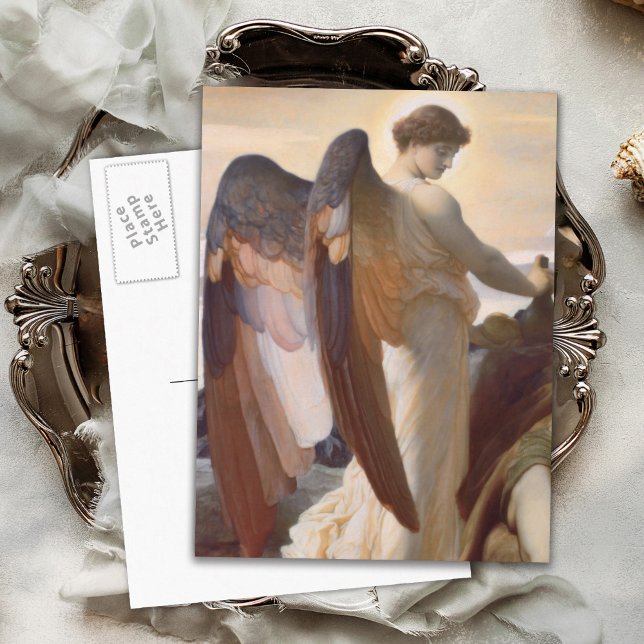 Carte Postale Detail of Angel, "Elijah in the Wilderness" (Créateur téléchargé)