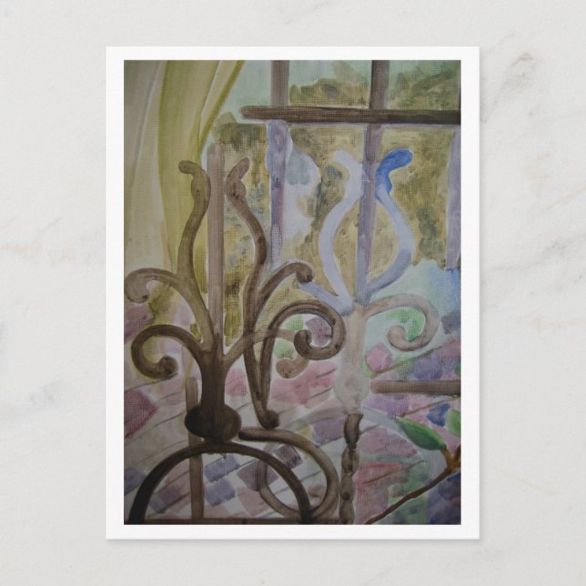 Carte Postale Détails de la fenêtre Queens (Devant)