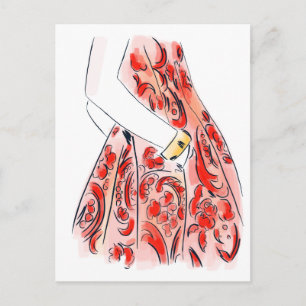 Carte Postale Détails mode