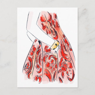 Carte Postale Détails mode