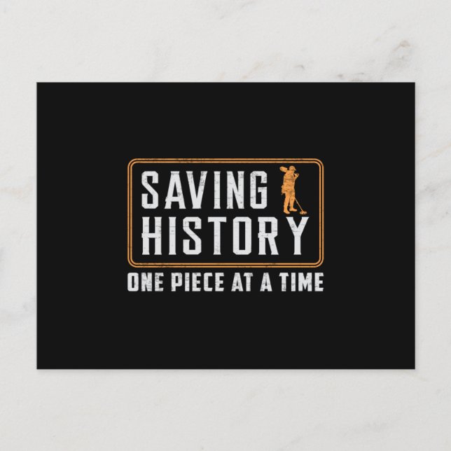 Carte Postale Détecteur Détecteur Métal Détection Idée Cadeau (Devant)