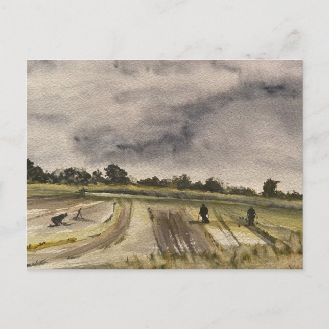 Carte Postale Détection de Métaux Dans Les Champs 2 (Devant)