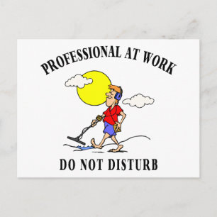 Carte Postale Détection des cadeaux métalliques