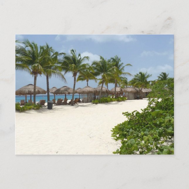 Carte Postale Détente à Cozumel (Devant)