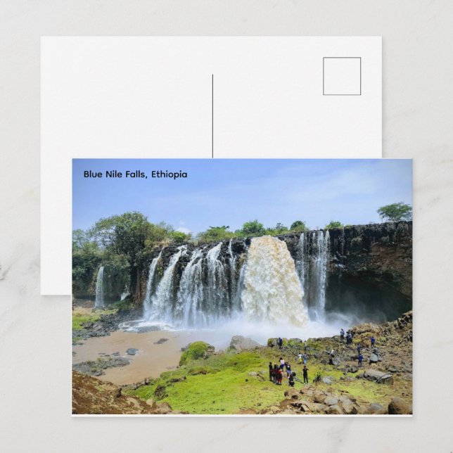 Carte postale d'Éthiopie (Devant / Derrière)