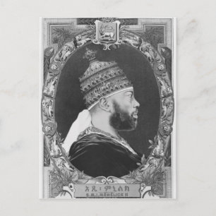 Carte Postale d'Éthiopie, Menelik II