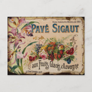 Carte postale d'étiquette vintage