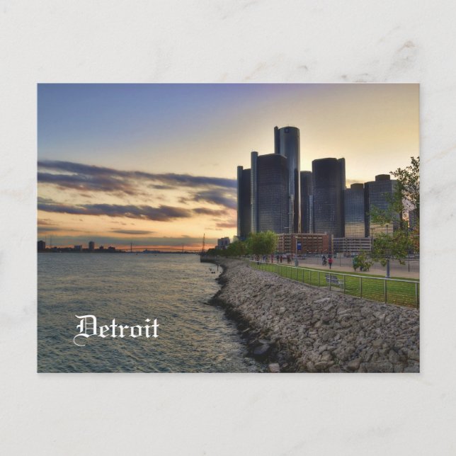 Carte postale Detroit (Devant)