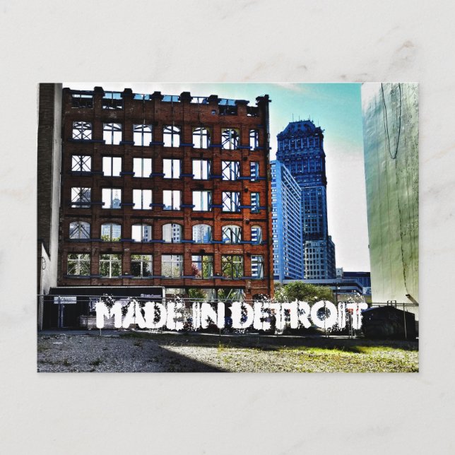 Carte postale Detroit (Devant)