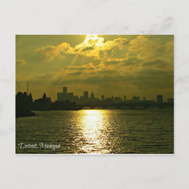 Carte postale Detroit (Devant)