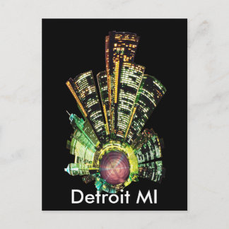 CARTE POSTALE DÉTROIT MINI PLANÈTE