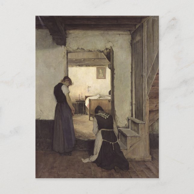 Carte Postale deuil (Devant)