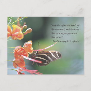 Carte postale Deuteronomy 29:9 Écriture