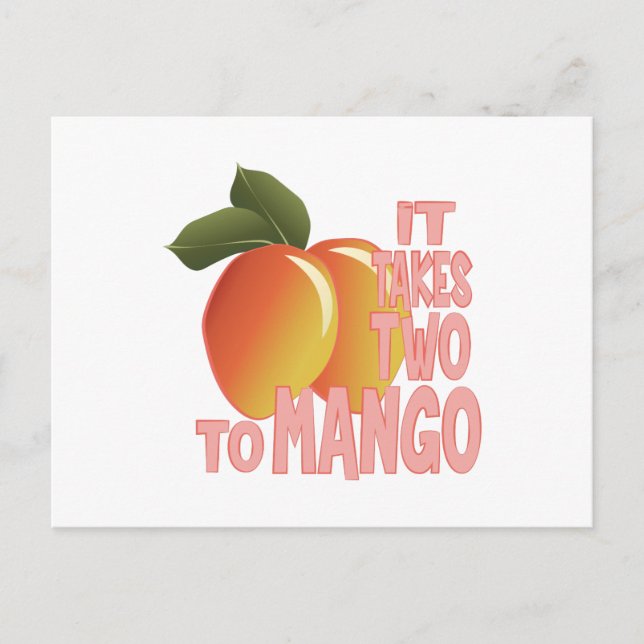 Carte Postale Deux à Mango (Devant)