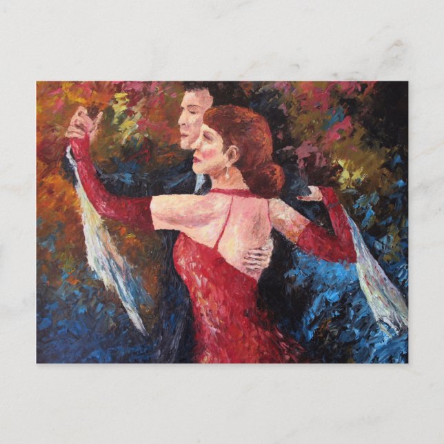 Carte Postale Deux à Tango (Devant)