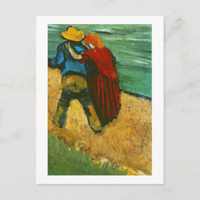 Carte Postale Deux Amoureux (Fragment), Van Gogh Fine Art (Devant)