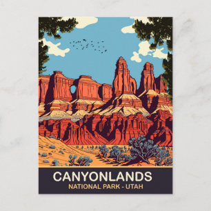 Carte Postale Deux Bob Arch, Canyonlands, Utah, Voyage