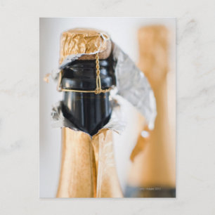 Carte Postale Deux bouteilles de champagne