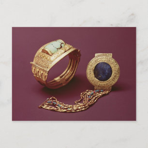 Carte Postale Deux bracelets, de la Tombe de Toutankhamon