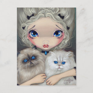 Carte Postale "Deux chatons duveteux" de Jasmine Becket-Griffith