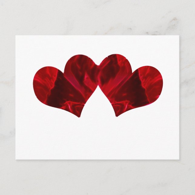 Carte Postale Deux coeurs qui battent comme un (Devant)