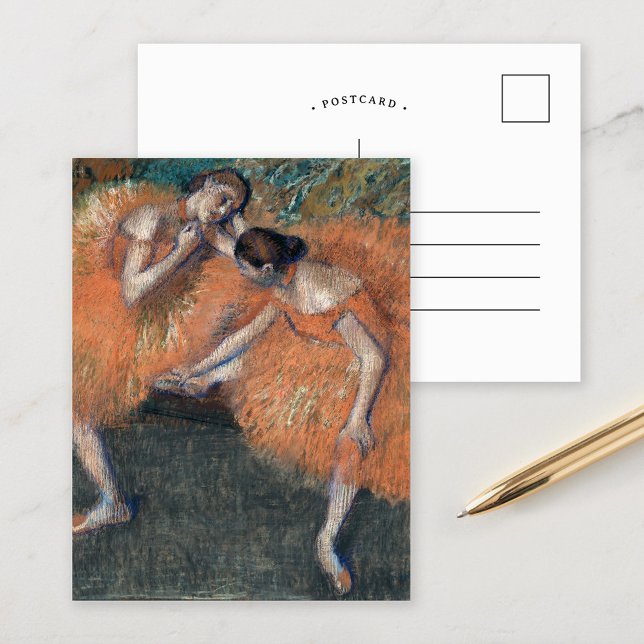 Carte Postale Deux danseuses | Edgar Degas (Créateur téléchargé)