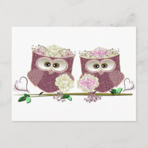 Carte Postale Deux mariées Mariage Ows Art Cadfts