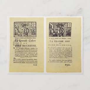 Carte Postale Deux pages de 'La Grande Colere de Pere