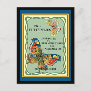 Carte Postale Deux papillons