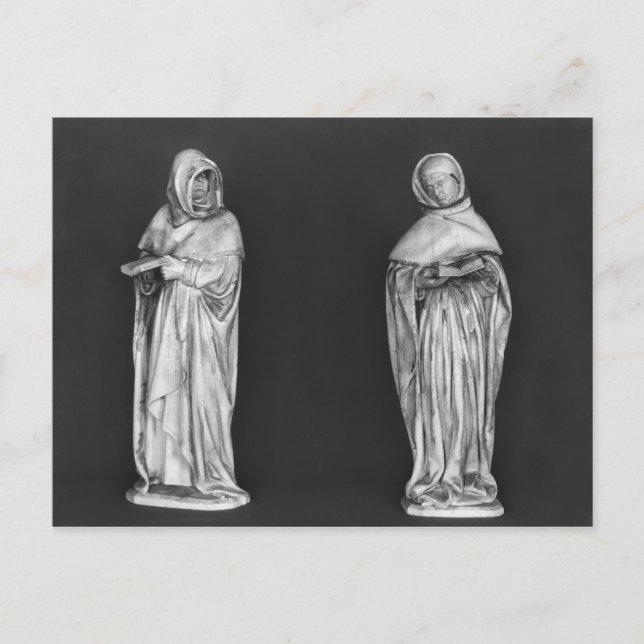 Carte Postale Deux personnes en deuil (Devant)