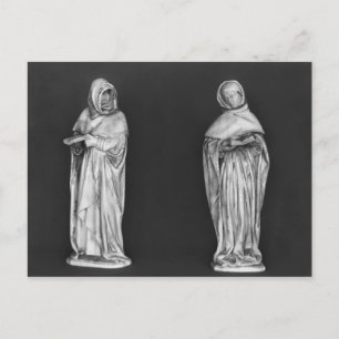 Carte Postale Deux personnes en deuil