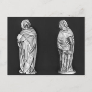 Carte Postale Deux personnes en deuil