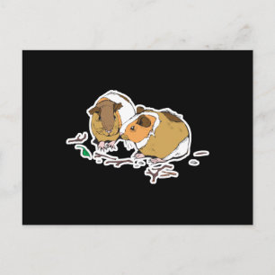 Carte Postale deux petits cochons