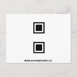 Carte Postale Deux points noirs