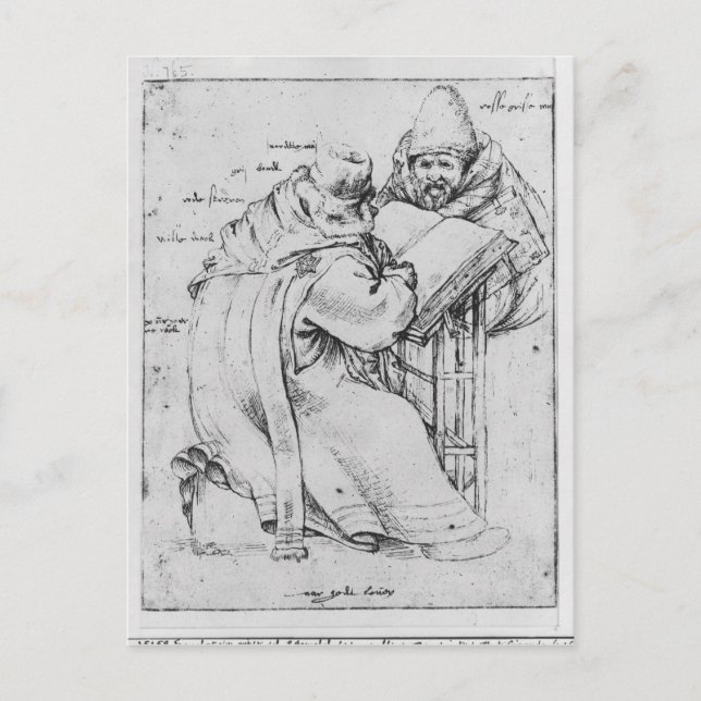 Carte Postale Deux rabbins (Devant)