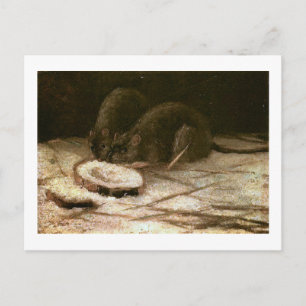 Carte Postale Deux Rats Van Gogh Art
